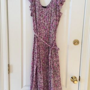 Silk dress with silk lining